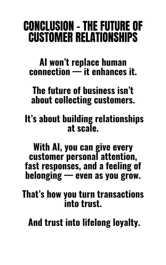 6. AI for Customer Experience & Retention